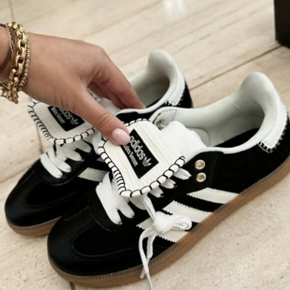 adidas Samba Pony Tonal Wales Bonner Core Black Women's - Picture 5 of 5